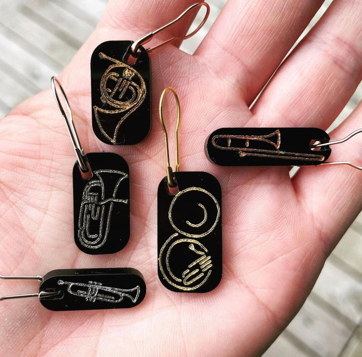 Maskmarkörer Fröken Fyrkant - Tut - handmålade - Butik Maglia