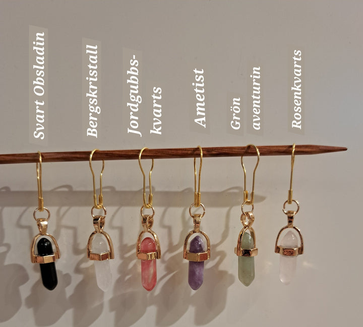 Maskmarkörer Fröken Lindbloms Manufaktur - Ädelsten Ametist - Butik Maglia