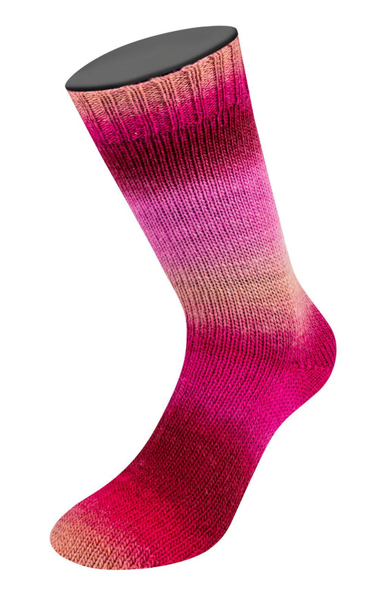 Meilenweit 100 Color Mix Soft - 8054 Röd/rosa/beige - Butik Maglia