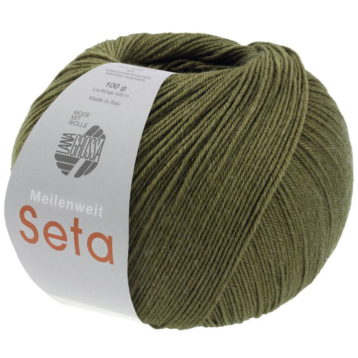 Meilenweit 100 Seta - 046 Mossgrön - Butik Maglia