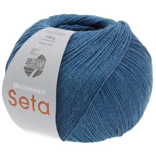 Meilenweit 100 Seta - 08 Petrolblå - Butik Maglia