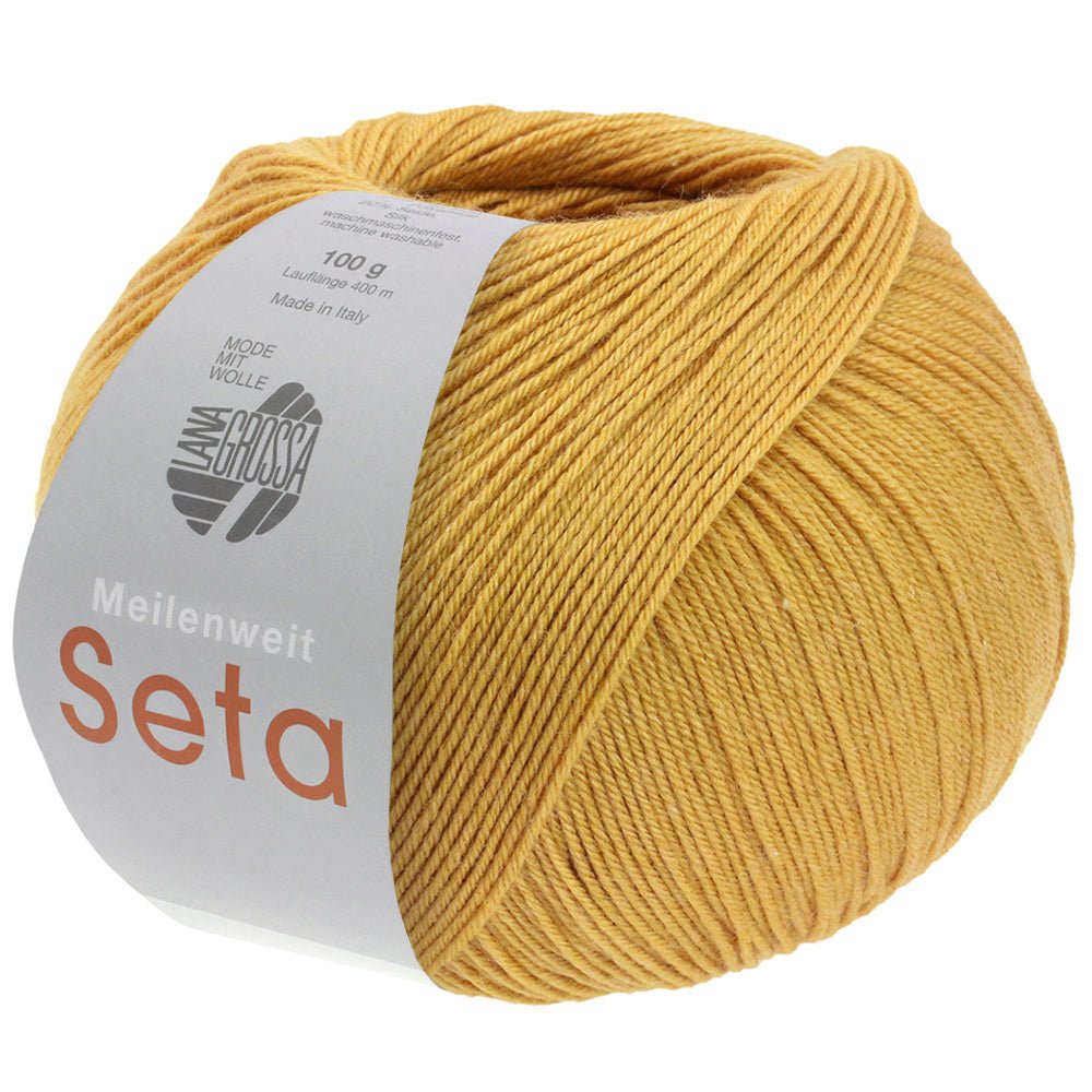 Meilenweit 100 Seta - 09 Currygul - UTGÅTT - Butik Maglia