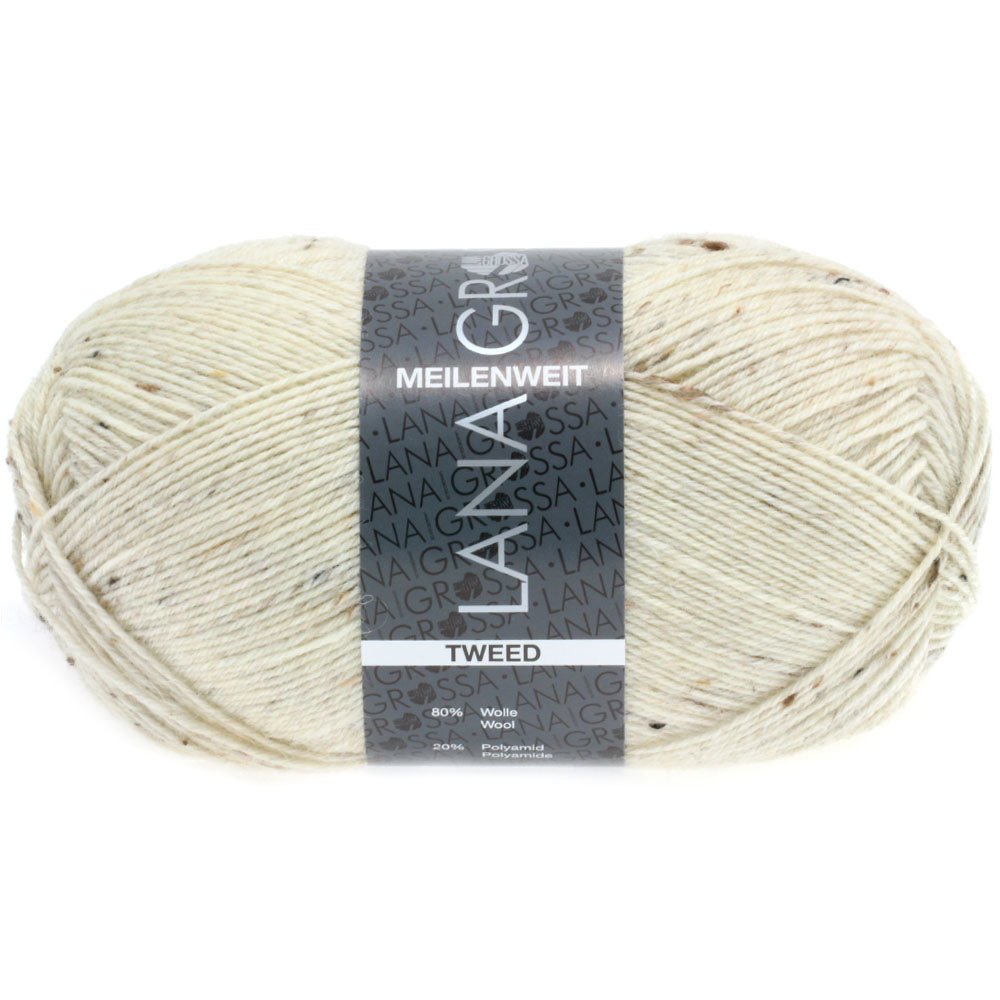 Meilenweit 100 Tweed - 106 Natur - Butik Maglia