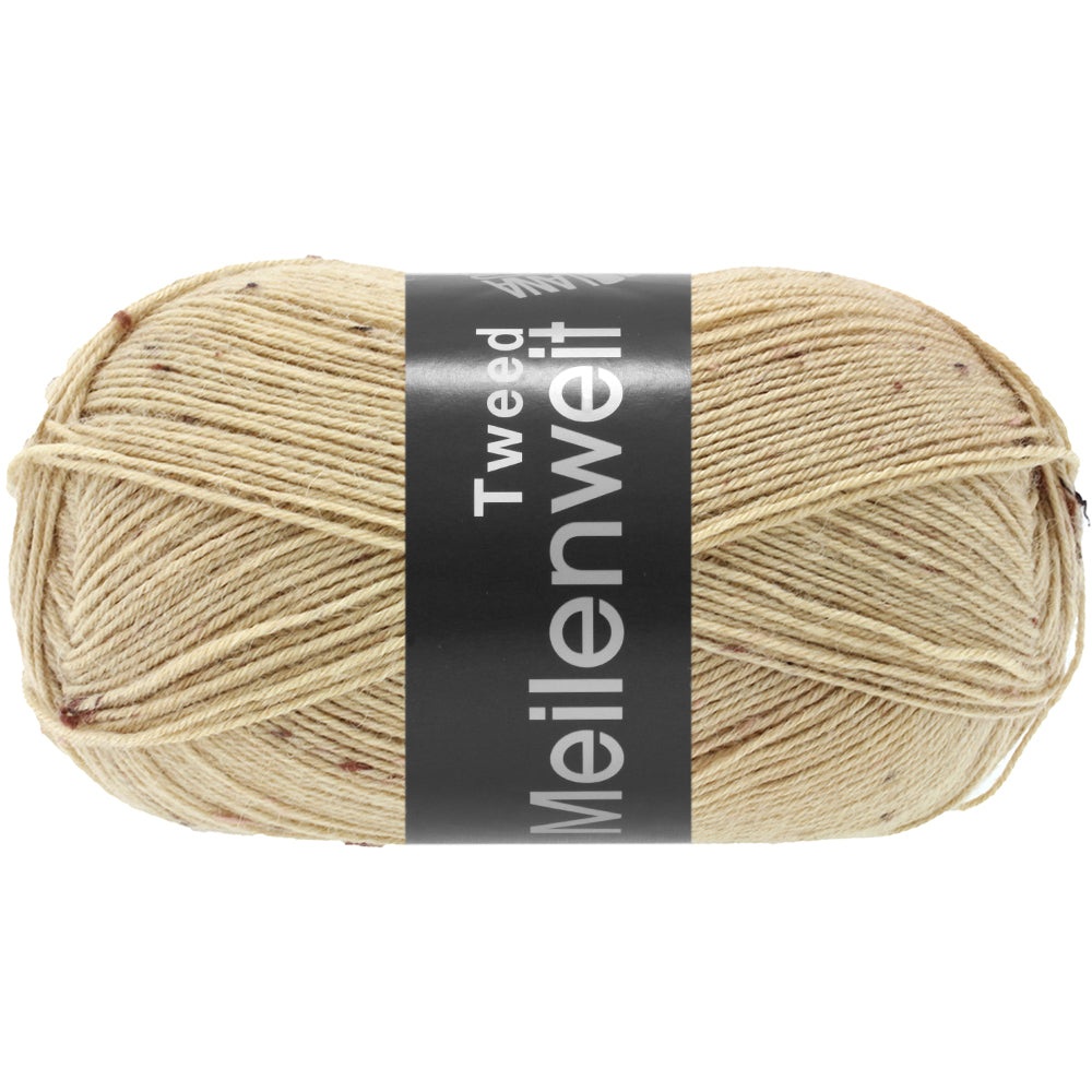Meilenweit 100 Tweed - 169 Ljusbeige