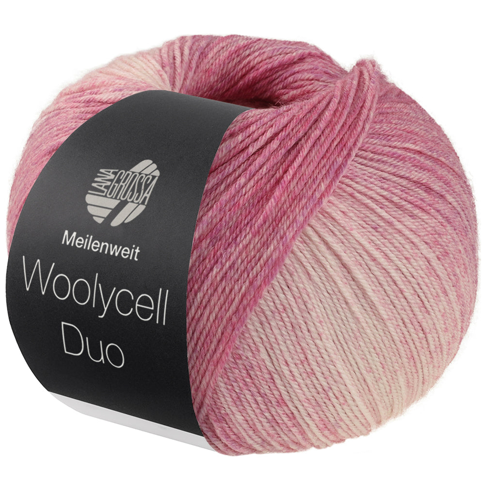 Meil. 100 Woolycell Duo - 6002 Violett fuchsia/Violett lila/Rosa