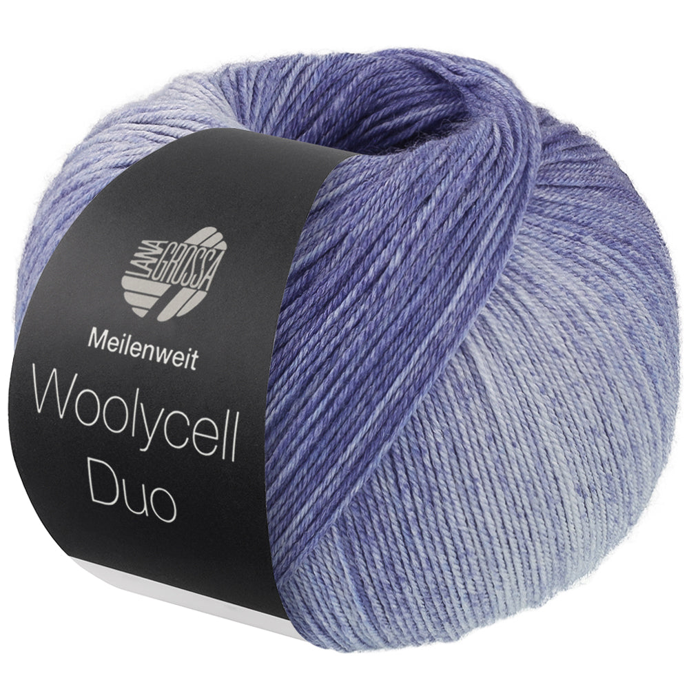 Meil. 100 Woolycell Duo - 6005 Marinblå/Gråblå/Ljusblå