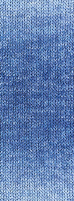 Meil. 100 Woolycell Duo - 6005 Marinblå/Gråblå/Ljusblå