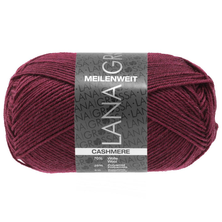 Meilenweit 50 Cashmere - 44 Bordeaux - Butik Maglia