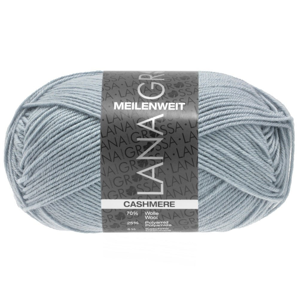 Meilenweit 50 Cashmere - 49 Ljus gråblå - Butik Maglia