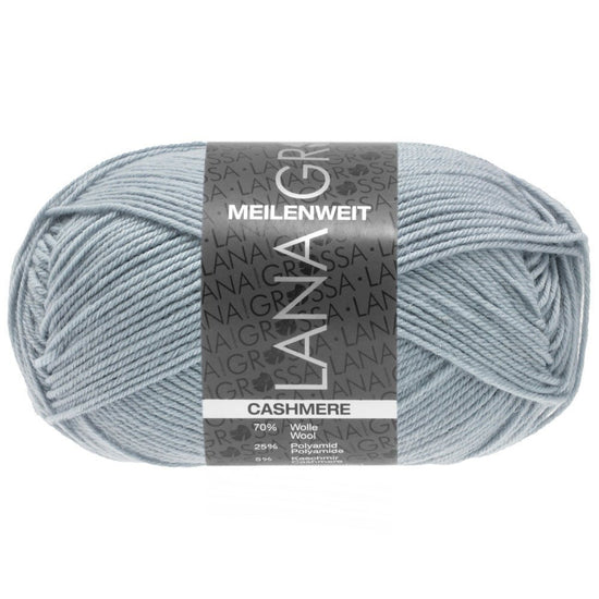 Meilenweit 50 Cashmere - 49 Ljus gråblå - Butik Maglia