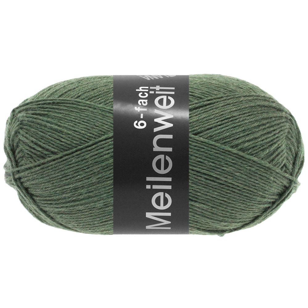 Meilenweit 6 - F 150 Uni/Melange - 2221 Lodengrön - Butik Maglia