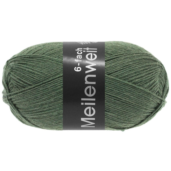 Meilenweit 6 - F 150 Uni/Melange - 2221 Lodengrön - Butik Maglia