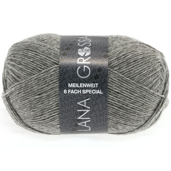 Meilenweit 6 - F 150 Uni/Melange - Grå - Butik Maglia