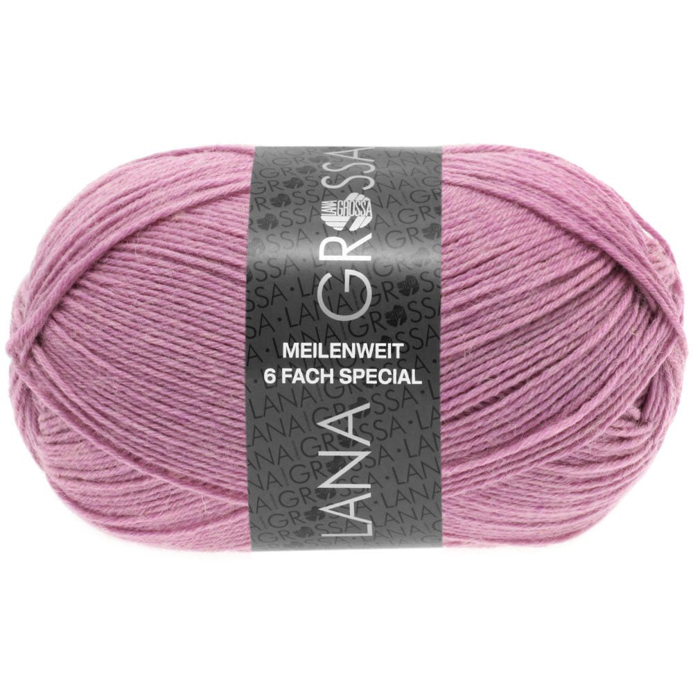 Meilenweit 6 - F 150 Uni/Melange - Rosa - Butik Maglia