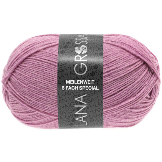 Meilenweit 6 - F 150 Uni/Melange - Rosa - Butik Maglia