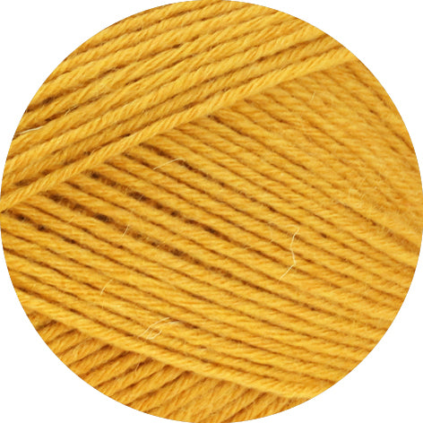 Meilenweit 6-F 150 Merino Uni/Melange - Ockra - UTGÅTT