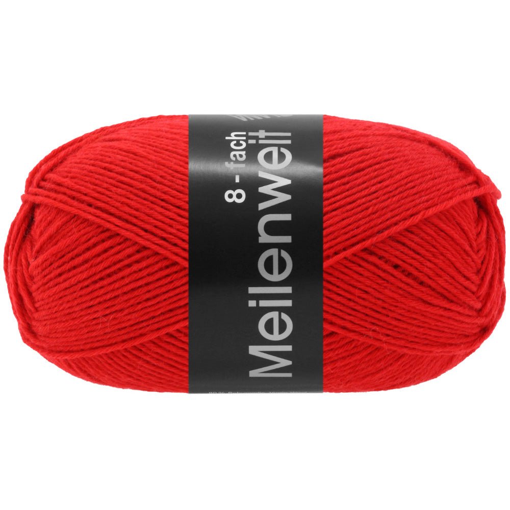 Meilenweit 8 - tr 150 Uni/Melange - 9555 Röd - UTGÅTT - Butik Maglia