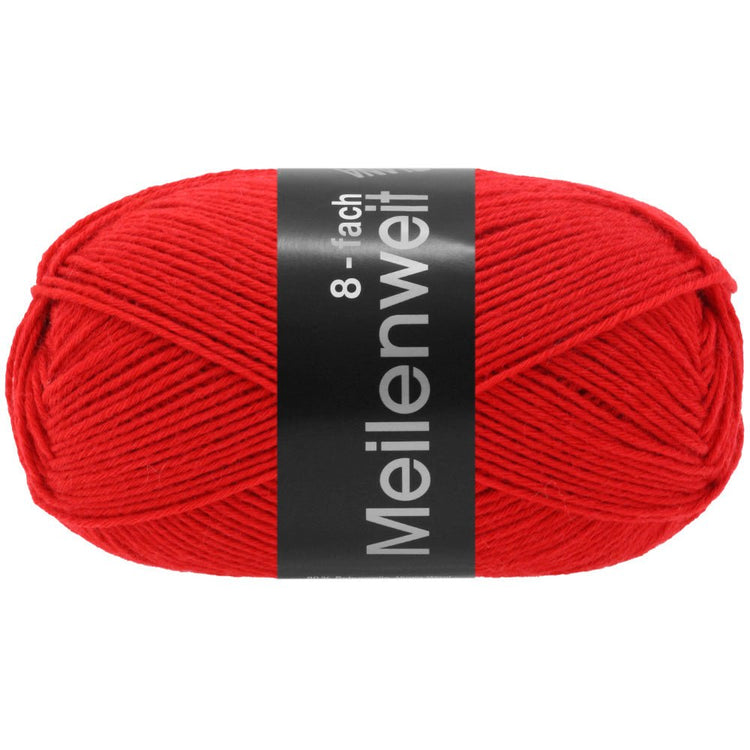 Meilenweit 8 - tr 150 Uni/Melange - 9555 Röd - UTGÅTT - Butik Maglia