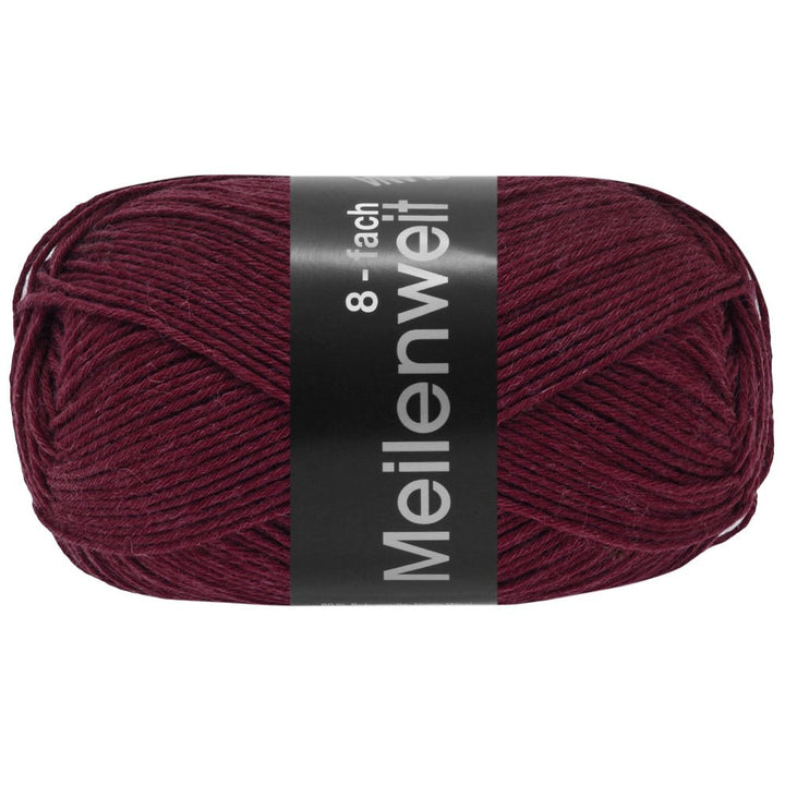 Meilenweit 8 - tr 150 Uni/Melange - 9668 Bordeaux - Butik Maglia