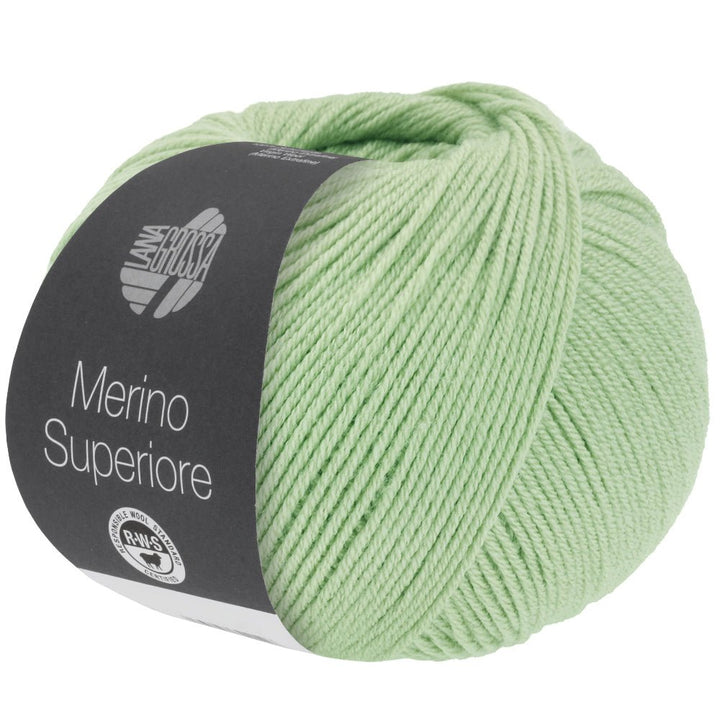 Merino Superiore - 49 Vitgrön - Butik Maglia