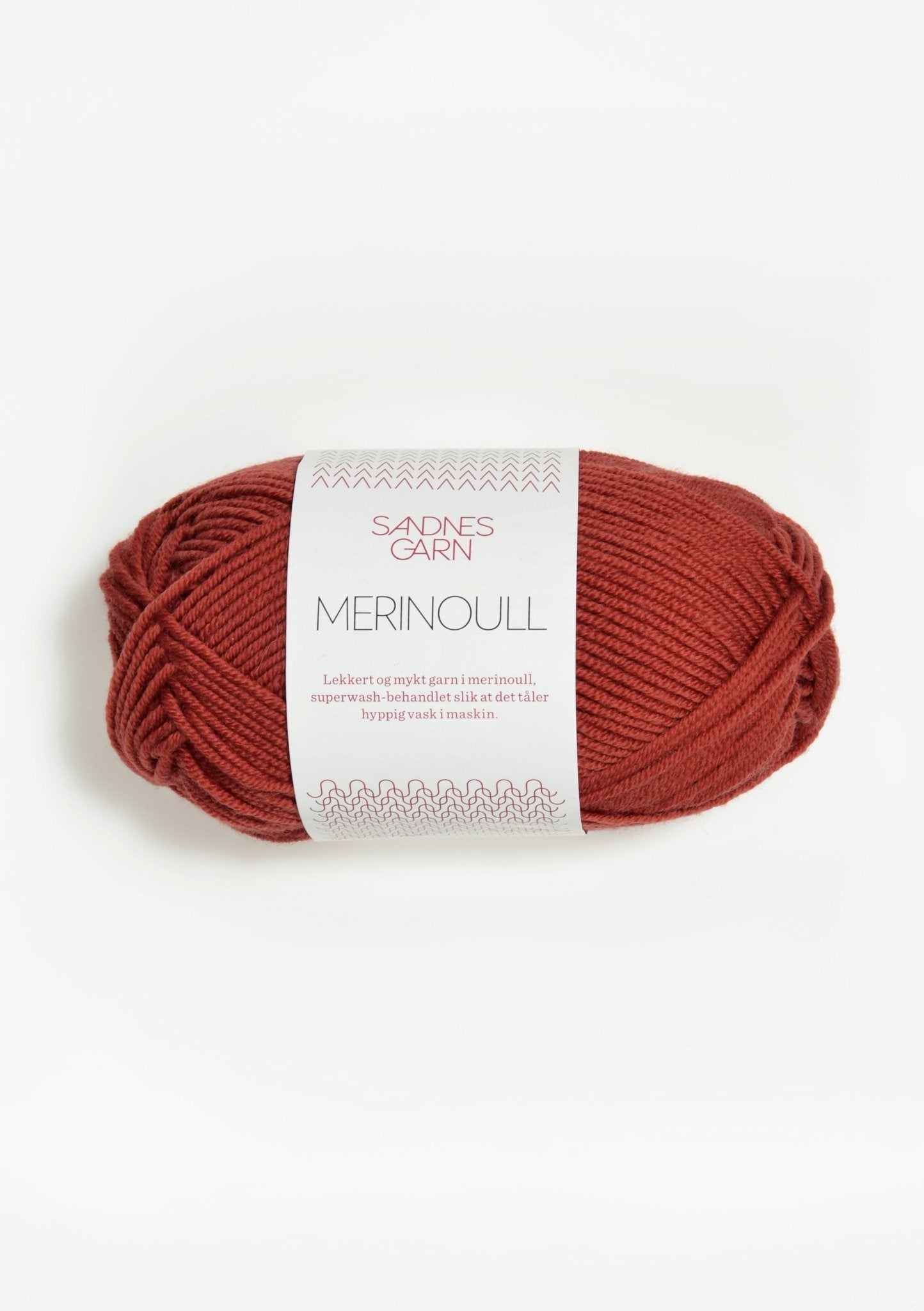 Merinoull - 4035 Mörk Terrakotta - UTGÅTT - Butik Maglia