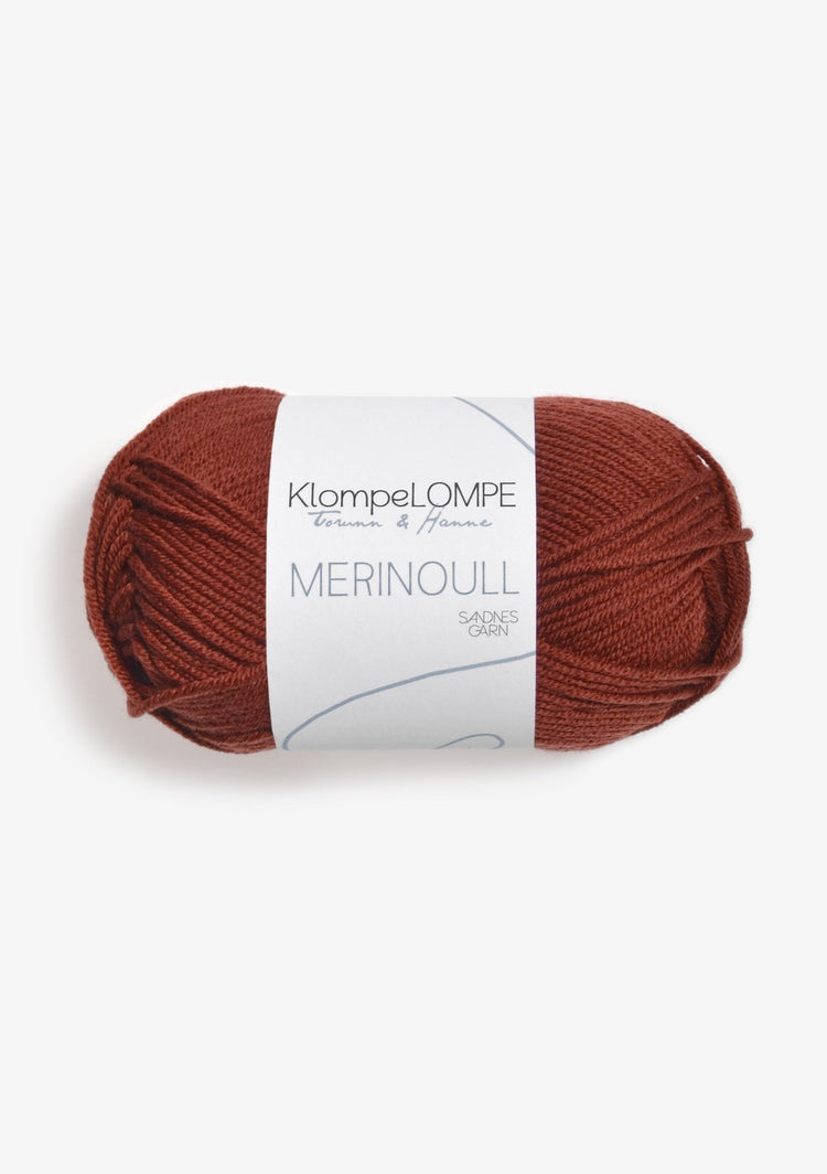 Merinoull KlompeLompe - 3355 Rost - UTGÅTT - Butik Maglia