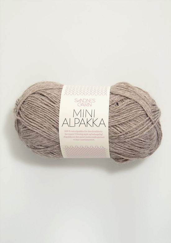 Mini Alpakka - 2650 Gråbeige melerad - Butik Maglia