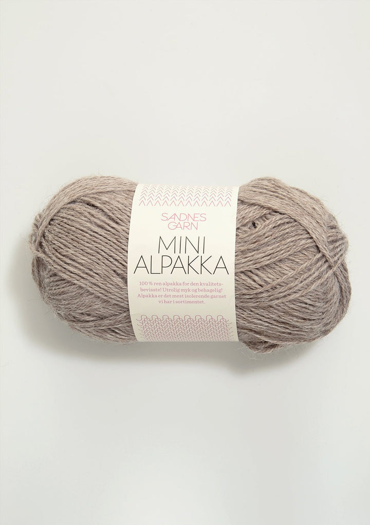 Mini Alpakka - 2650 Gråbeige melerad - Butik Maglia