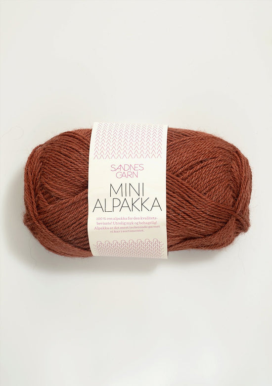 Mini Alpakka - 3355 Bränd Orange - UTGÅTT - Butik Maglia