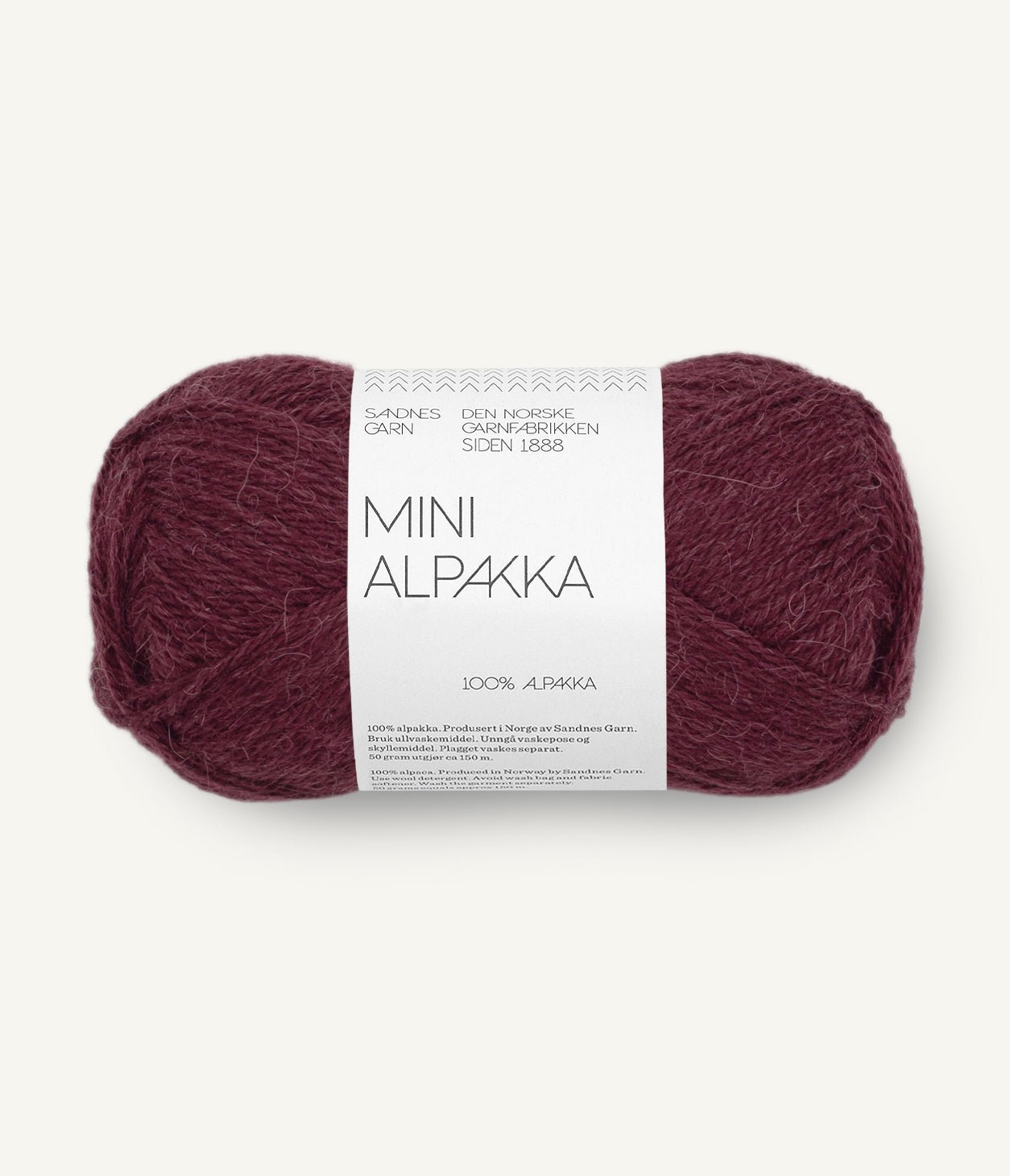 Mini Alpakka - 4372 Burgundy - Butik Maglia