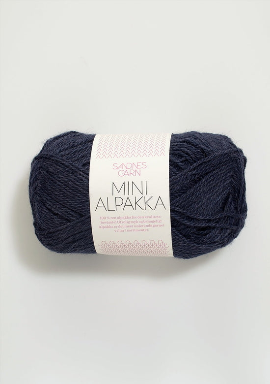 Mini Alpakka - 6081 Djupblå - Butik Maglia