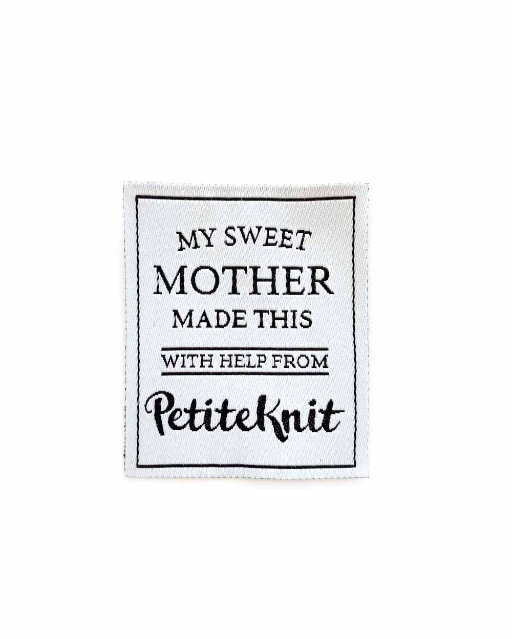 "My Sweet Mother Made This" - Label - Butik Maglia