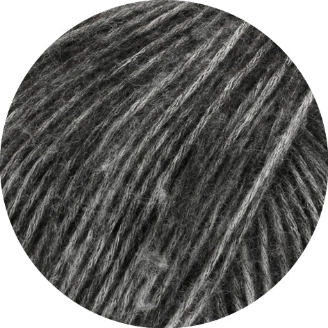 Natural Alpaca Pelo - 004 Mörkgrå melerad