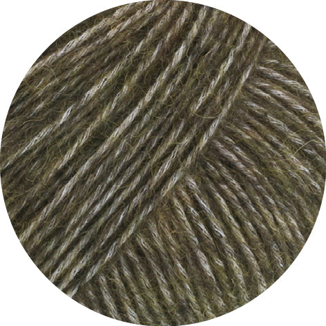 Natural Alpaca Pelo - 040 Skogsgrön Melerad
