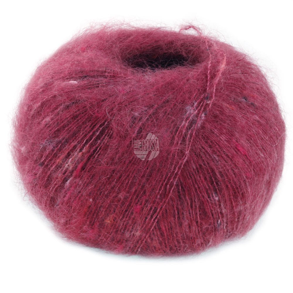 Natural Superkid Tweed 612 - Orientröd - Butik Maglia