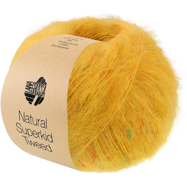 Natural Superkid Tweed 644 - Saffransgul