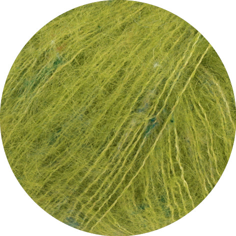 Natural Superkid Tweed 645 - Kiwigrön