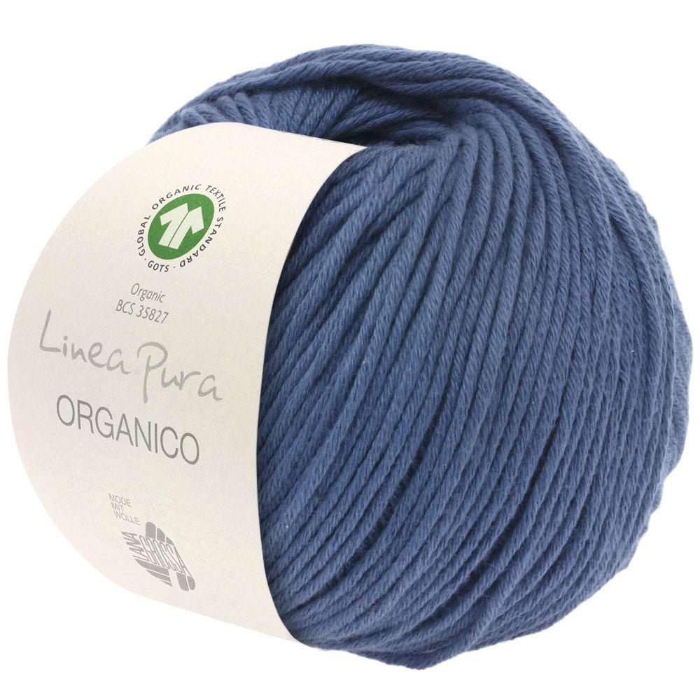 Organico GOTS ICEA - 057 Jeansblå - Butik Maglia