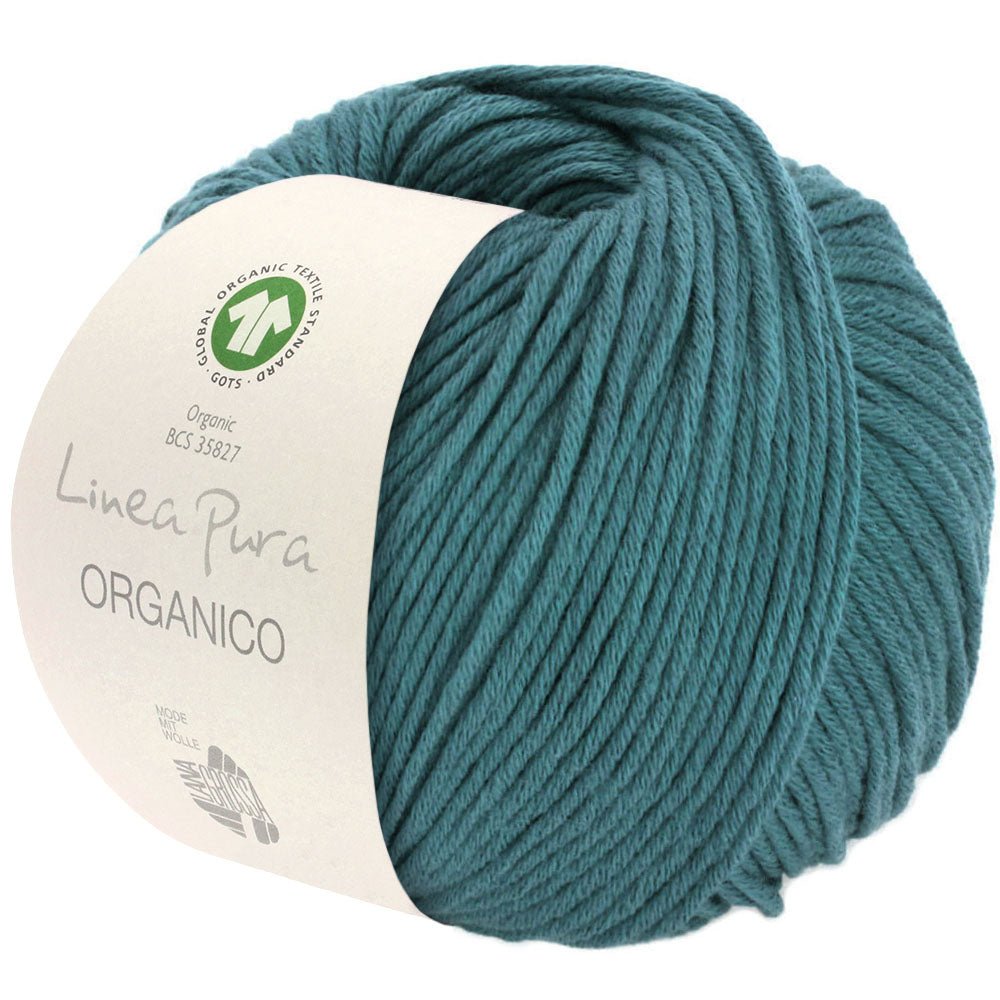 Organico GOTS ICEA - 079 Mörk petrol - Butik Maglia