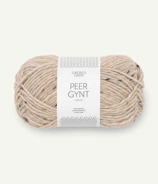 Peer Gynt - 2730 Beigemelerad Natur Tweed - Butik Maglia