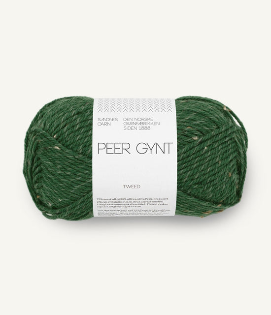 Peer Gynt - 8085 Skogsgrönt m/ Natur Tweed - Butik Maglia