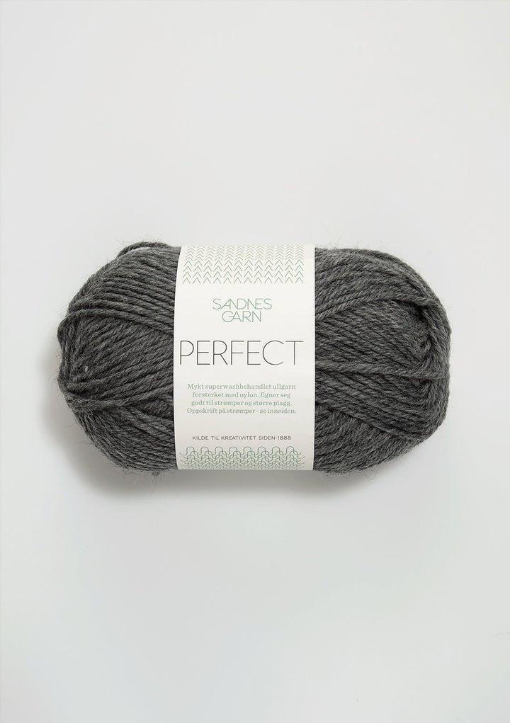 Perfect - 1053 Mörk gråmelerad - Butik Maglia