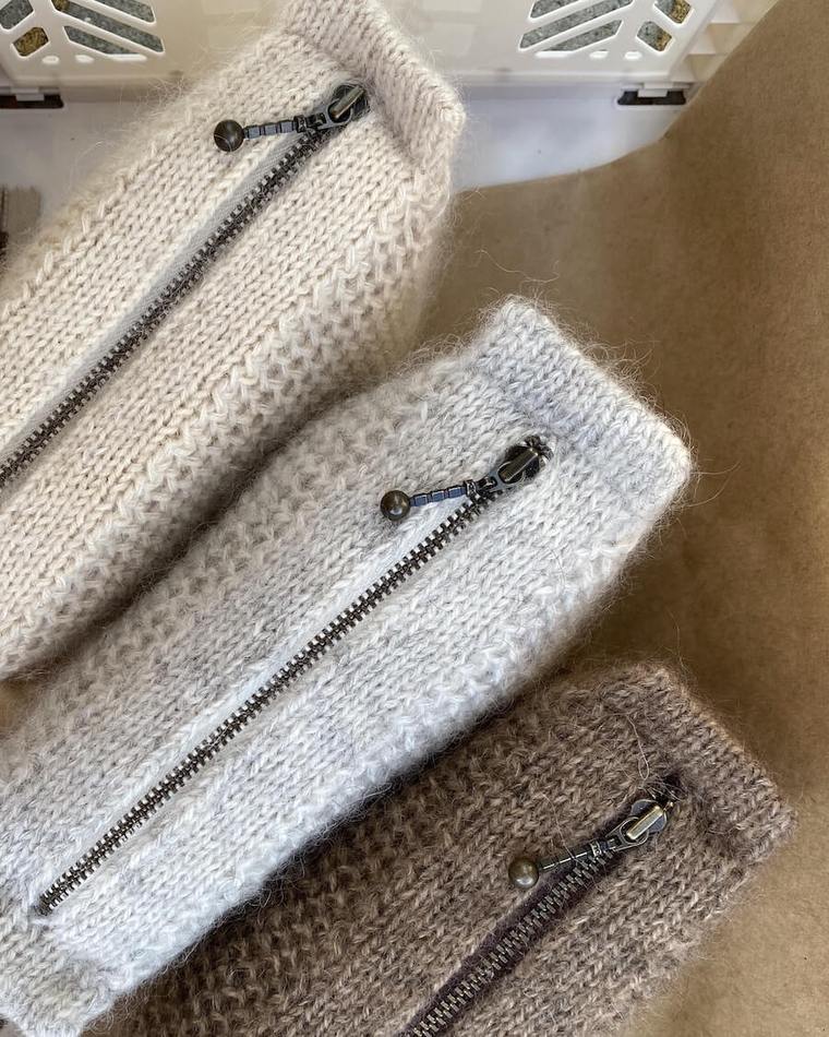 PetiteKnit Blixtlås 23 cm - Hasselnöt - Butik Maglia