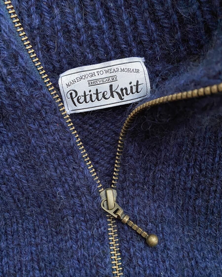 PetiteKnit Blixtlås 35 cm - Navy - Butik Maglia
