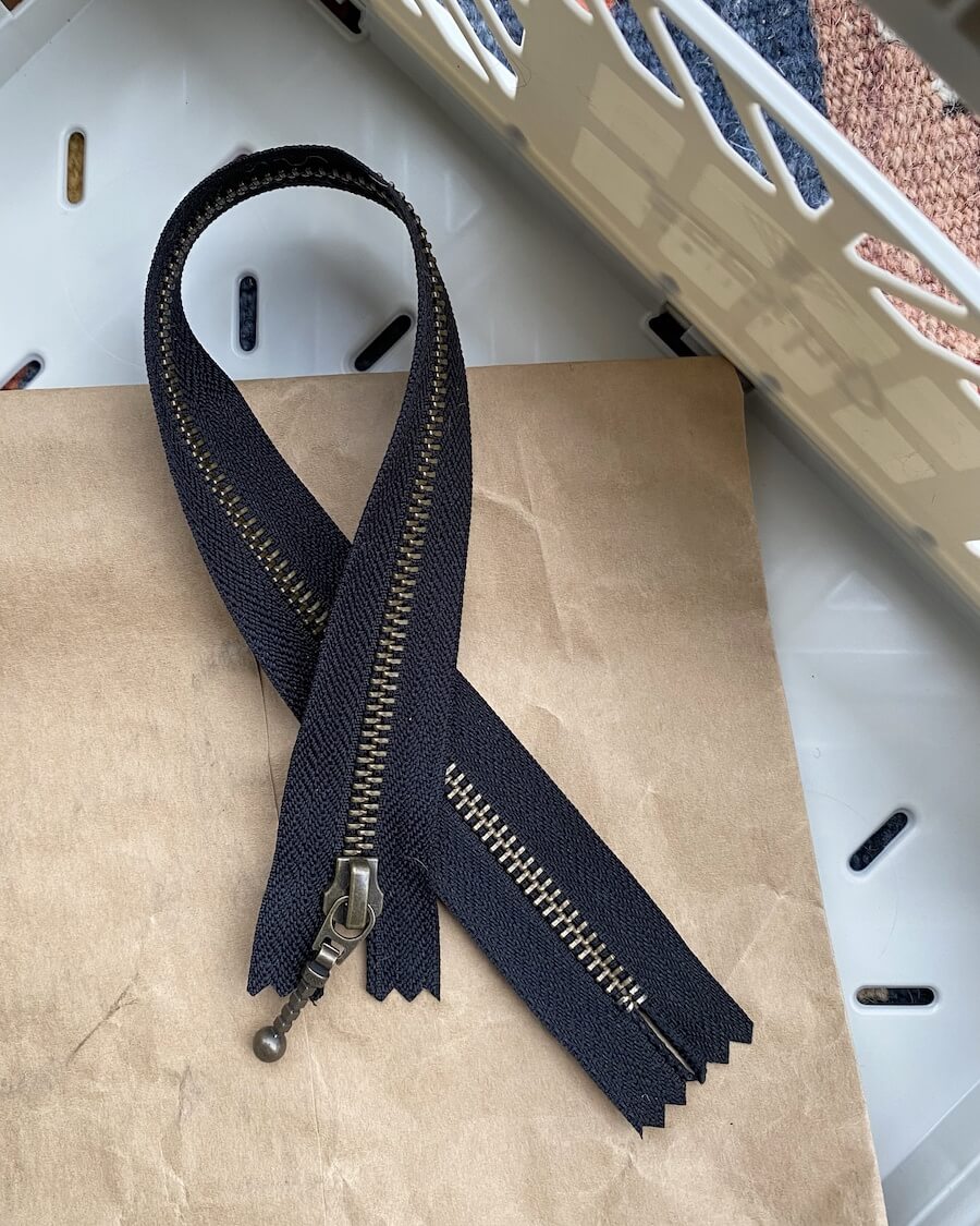 PetiteKnit Blixtlås 35 cm - Svart - Butik Maglia