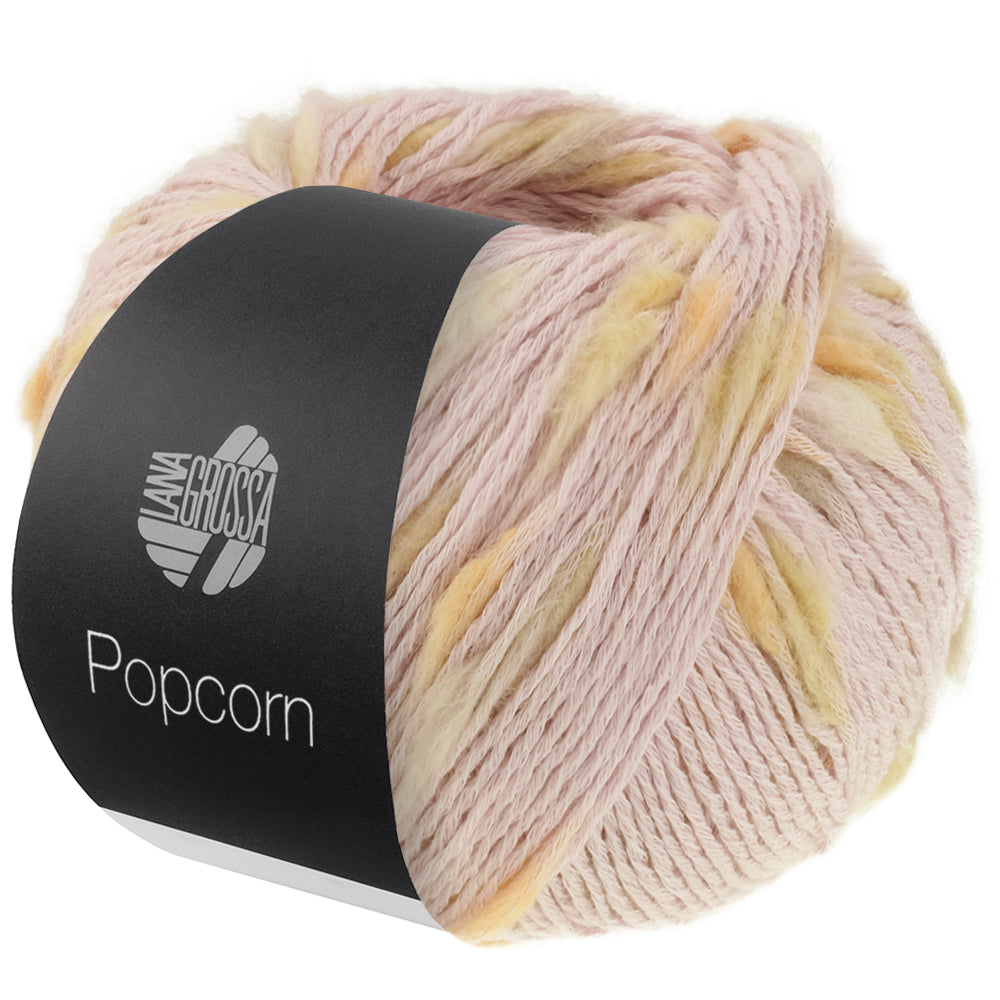 Popcorn - 04 Pastellrosa/Mjukt gult/Ljusgrått/Persika