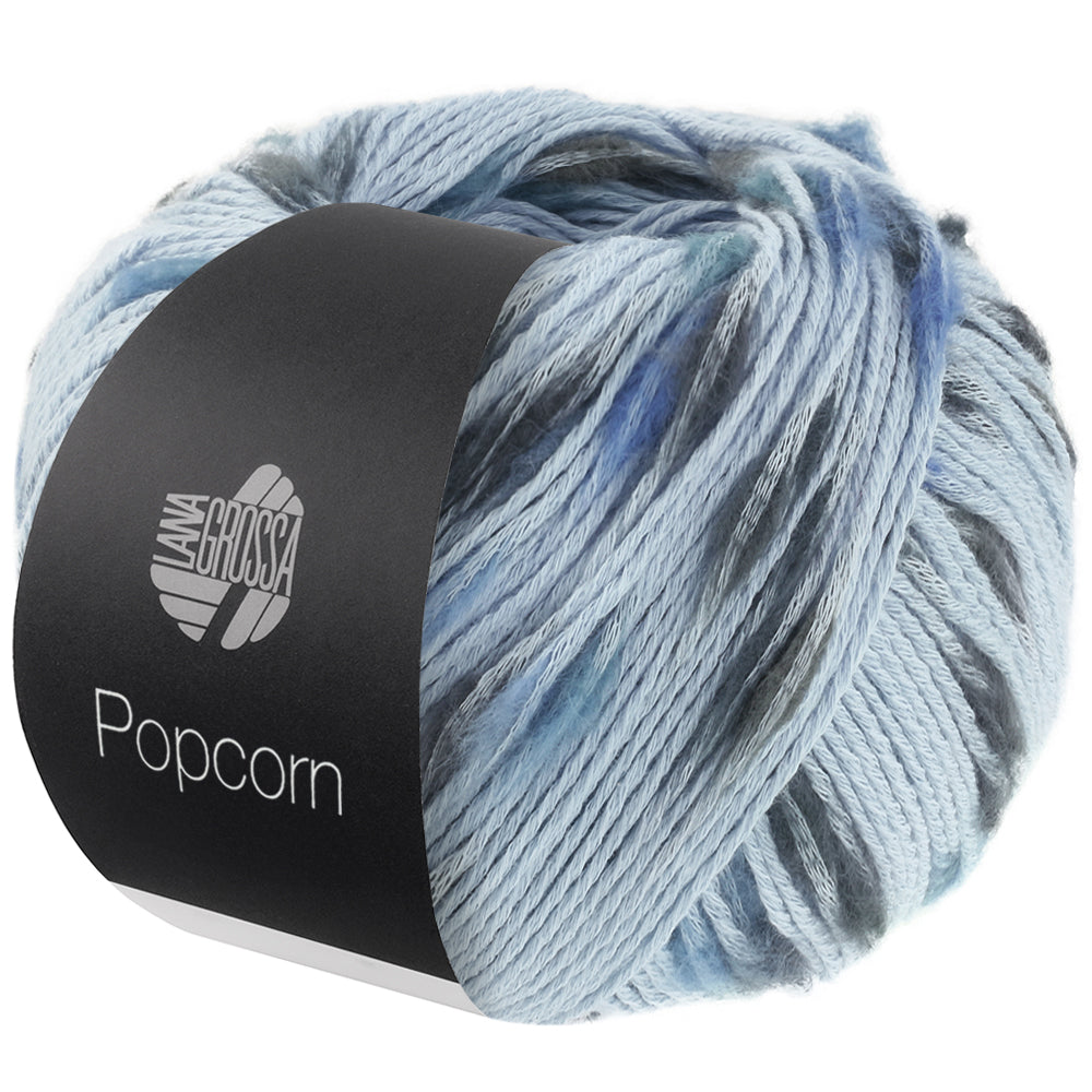 Popcorn - 06 Ljusblå/Petrol/Grafit