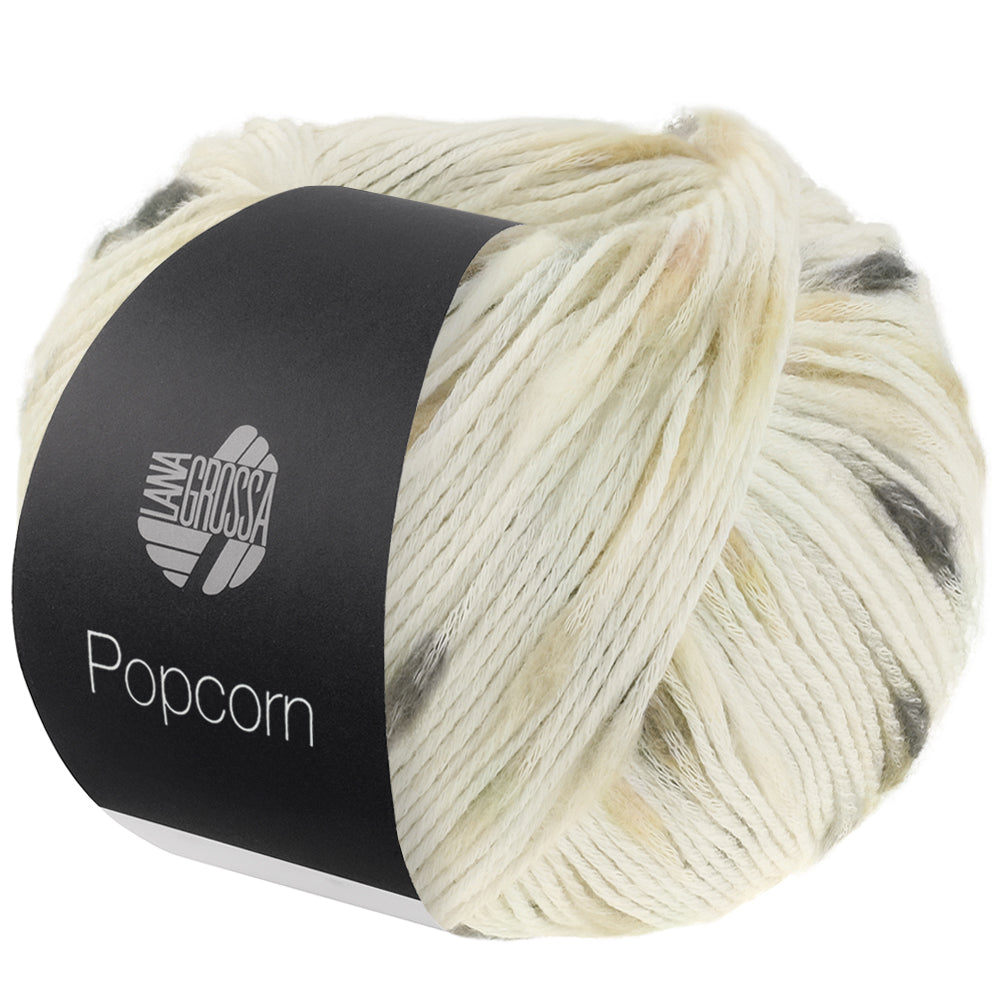 Popcorn - 09 Vit/beige/camel/grå/antracit
