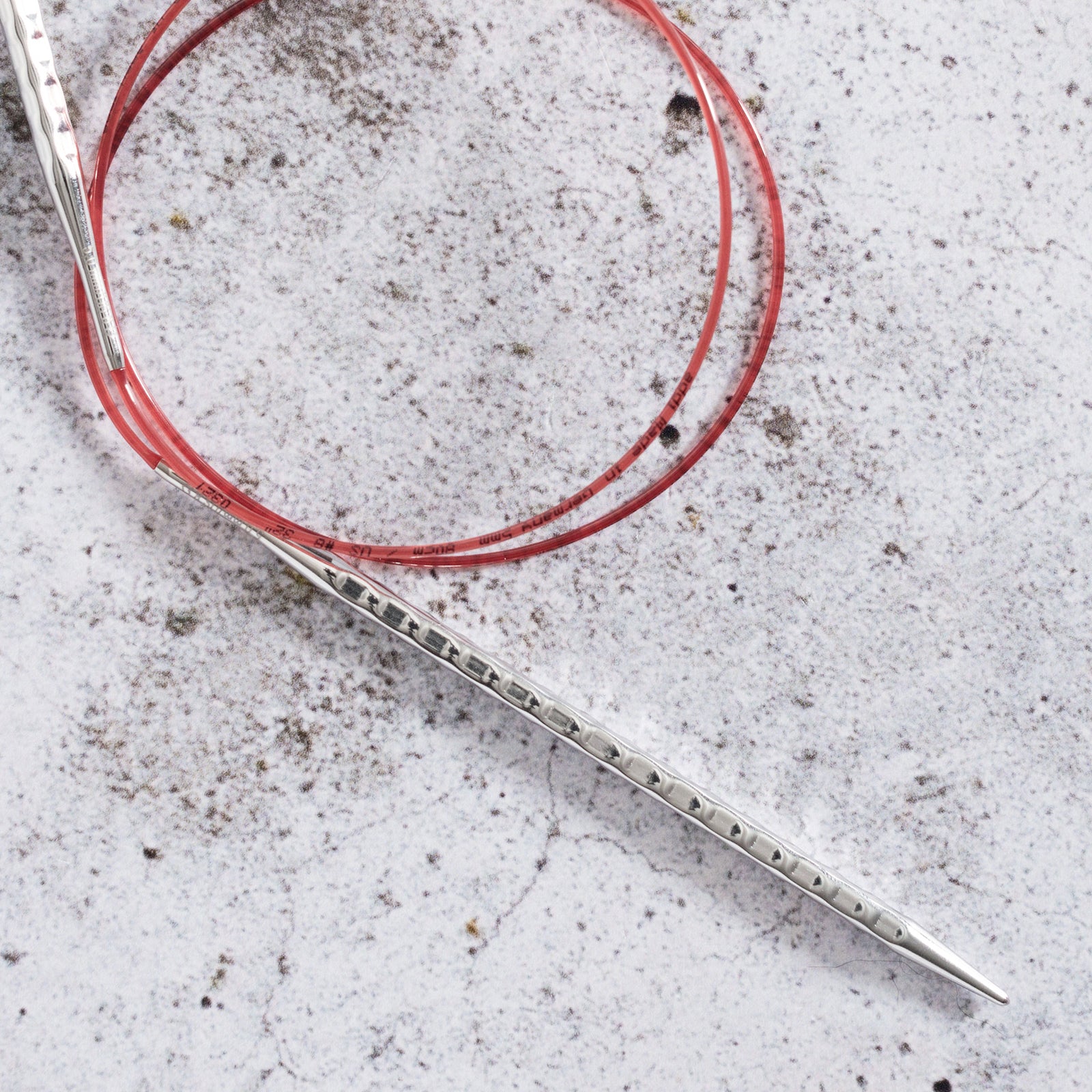 Rundsticka Addi Novel Fyrkantig Lace - 4.5 mm/80 cm - Butik Maglia