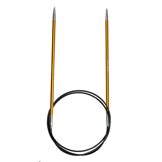 Aiguille circulaire Rainbow alu 100 cm, 5,0 mm